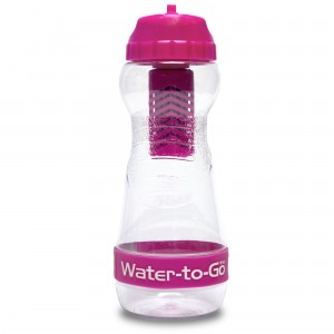 Pink 500ml water to go bottle