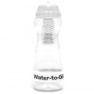 White 500ml water to go bottle